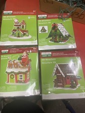 Christmas Craft Kit Creatology 3D Structure Santa  House NIB.5 Different