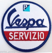 Vespa Servizio Patch, Service, Mods, Italiano, Scooter
