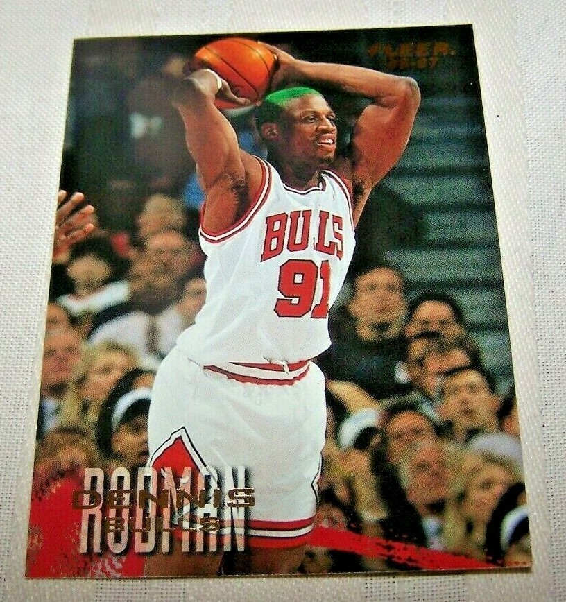 Dennis Rodman 1996-97- fleer basketball card #16 | eBay