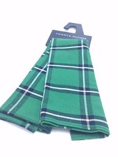  125 Tommy Hilfiger Men S Green White Check Handkerchief Dress Pocket Square