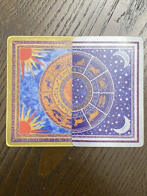 Vintage 2 Single Swap Playing Cards Congress Astrology Zodiac