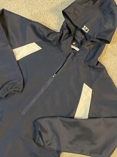 NWOT Cutter & Buck Lco01215 Women WindTec Packable Anorak Navy Blue Small