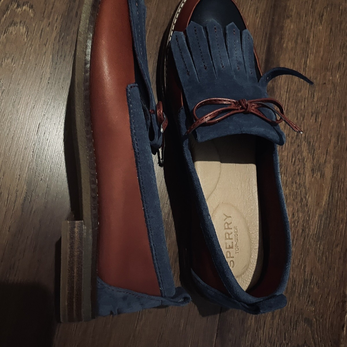 Sperry Red and Blue Loafers Authentic Original™ 2-Eye Lite Boat Shoe Navy Women main image 4