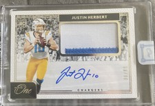 2020 Panini One Football - Justin Herbert Rookie Patch Auto 36/99