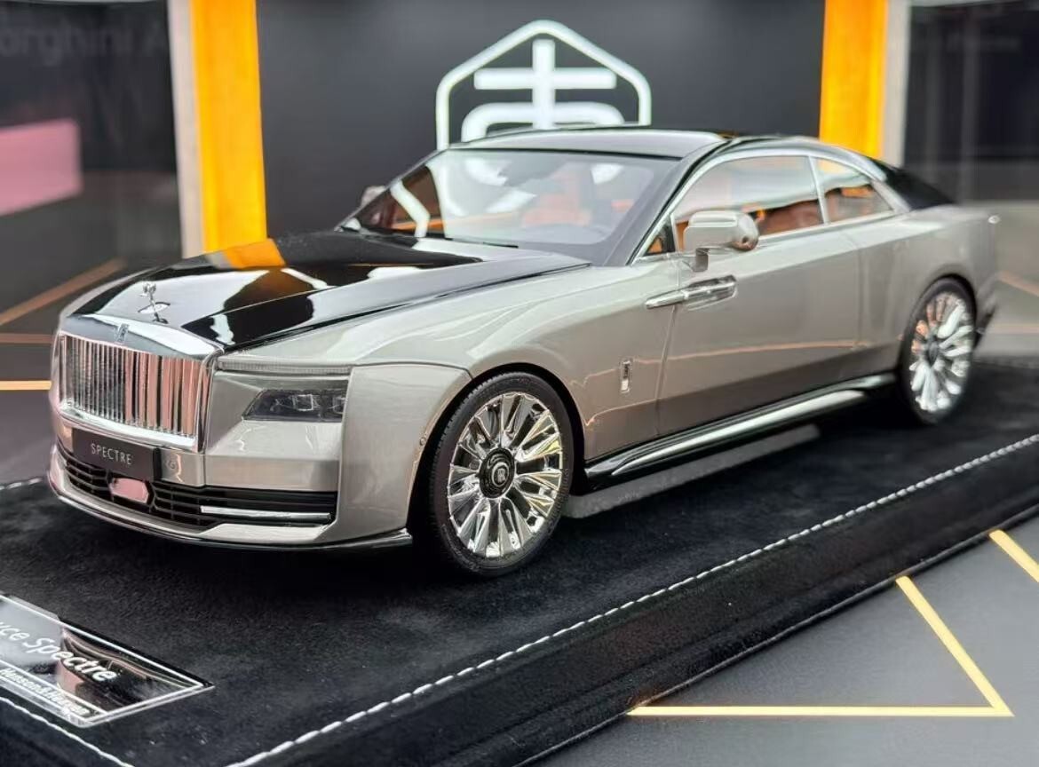 SUPER RARE* HH Model 1/18 Rolls Royce Spectre Metallic Dark Silver