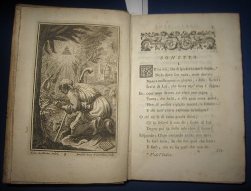 1754 1755 Maria Ercolani. La Sulamitide, Maria, Rime. DUE LIBRI. 20 INCISIONI. - Foto 4 di 12