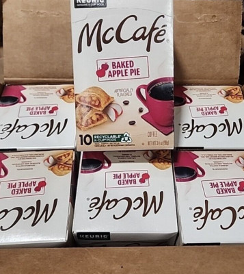 6x10ct McCafe Baked Apple Pie Coffee Keurig Single Serve K-Cup Pods 60CT EX03/25