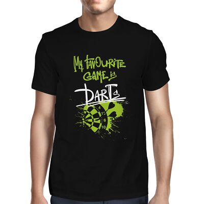 1Tee Herren My Favourite Game Is Darts T-Shirt