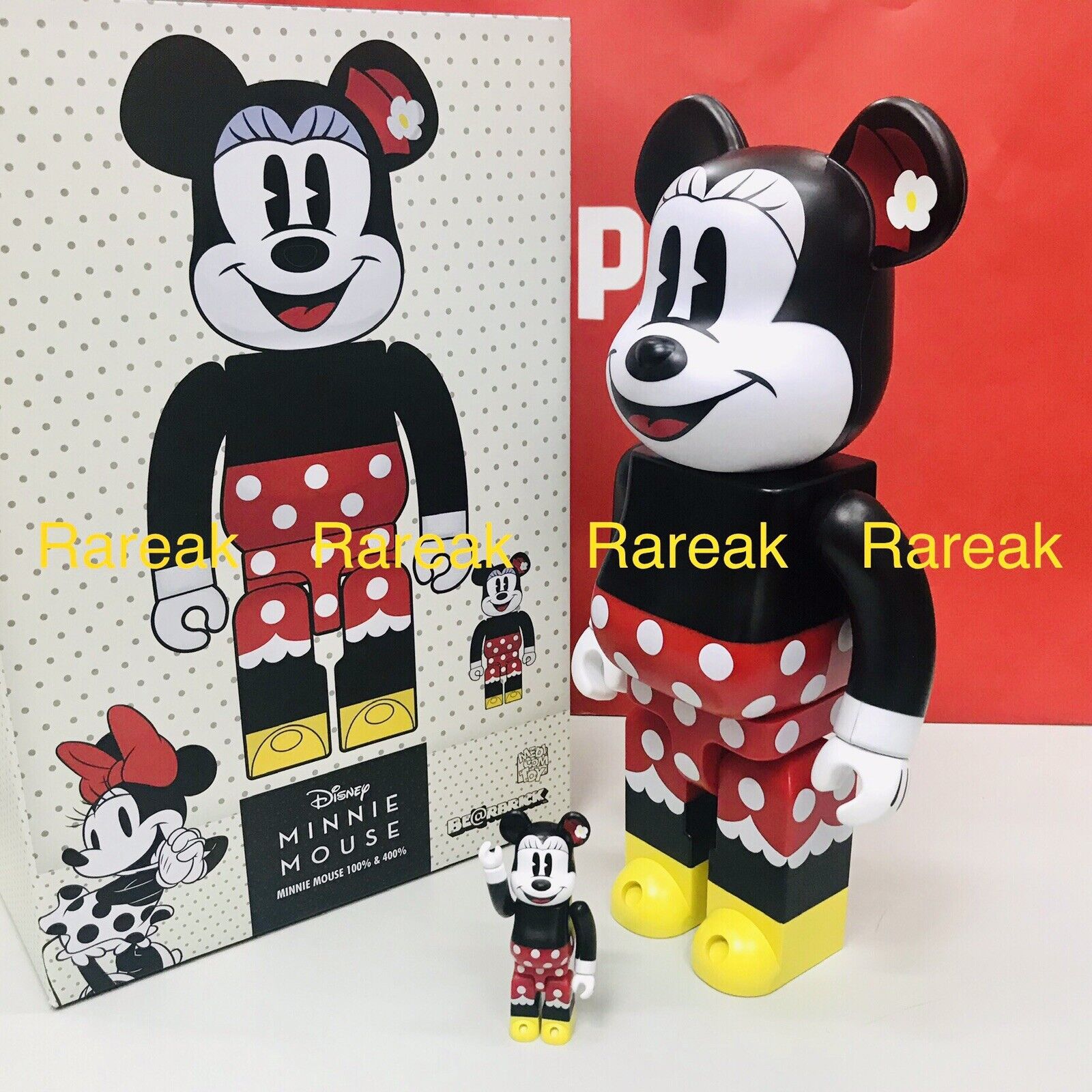 BE@RBRICK MINNIE MOUSE 100％ & 400％ www.krzysztofbialy.com