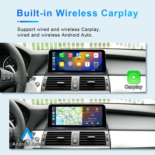 10.25'' Car Linux Screen Carplay Stereo For BMW X5 E70 E71 2011-2013 CIC System - Picture 3 of 12