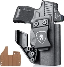 IWB Leather Holsters,Optics Cut For Sig P365/P365 XL/P365 SAS/P365X/P365.380 ACP