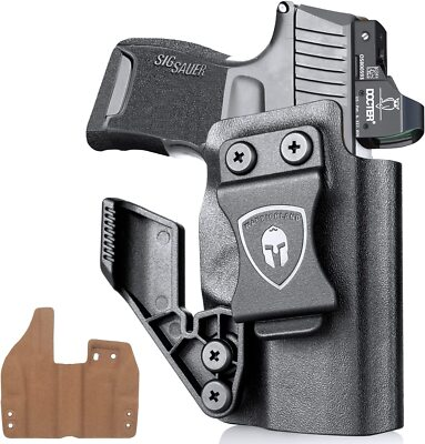 #ad IWB Kydex Leather HolstersOptics Cut For Sig Sauer P365 P365X P365XL P365 SAS $35.09