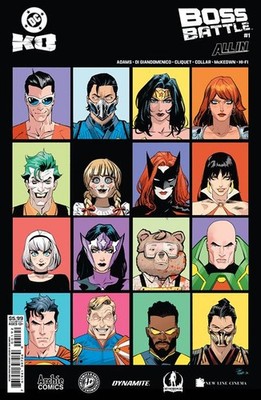 DC K.O. BOSS BATTLE #1 VARIANT 2ND PRINTING | (ONE SHOT) CVR B DAN MORA CARD STO
