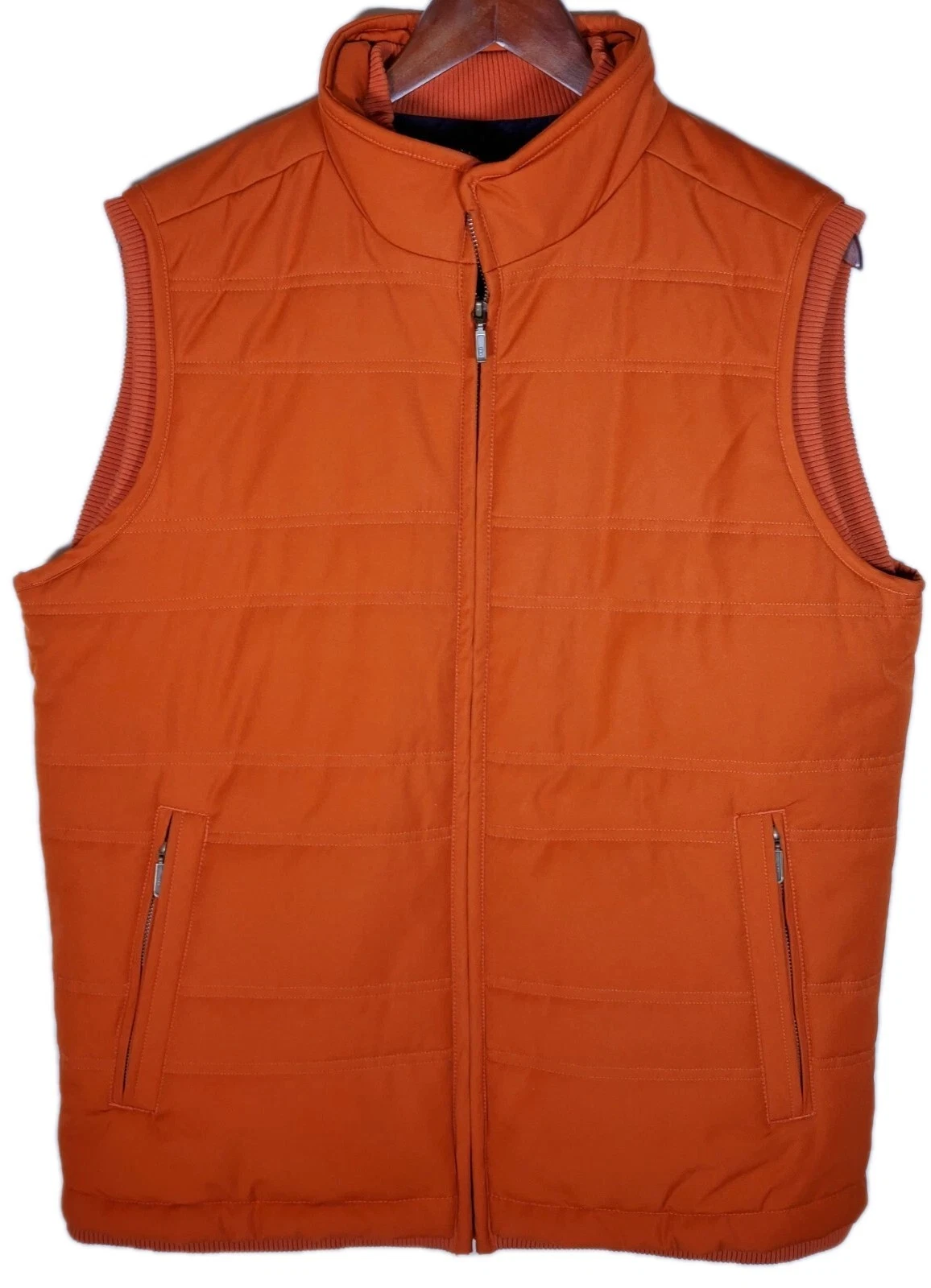 ORVIS Signature Collection Flyfishing Vest Insulated Burnt Orange Men's Size M