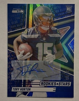 2025 Panini Rookies & Stars - Rookies Tory Horton #185 True Blue Signatures /99