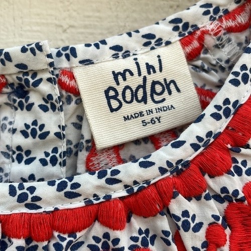 Haut Fille Mini Boden Taille 5-6 Ans - Occasion Très Bon état - Blouse Ou Top
