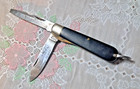 Camillus Electricians Knife Liner Locker Black Delrin Handles 1970's — photo 3