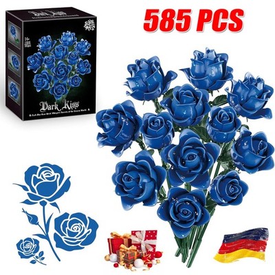 585stk Baustein Blumenstrauß Rose Blumenstrauß Baustein Blumen Klemmbausteine