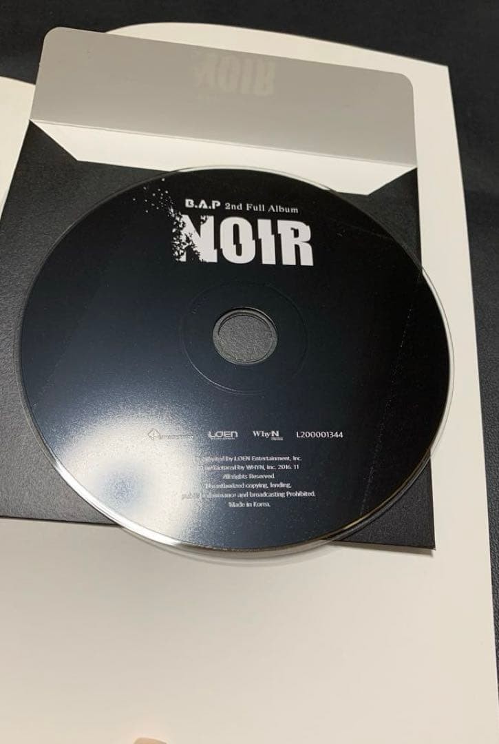 B.A.P 2nd Full Album NOIR 通常盤 【公式通販】