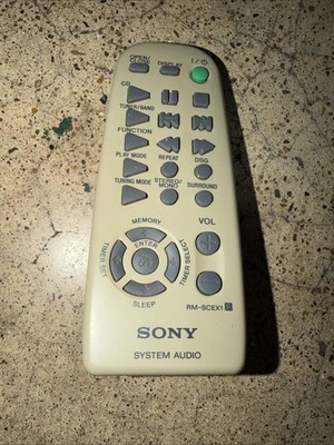 Genuine Sony RM-SCEX1 System Audio Remote Control OEM Tested & Works