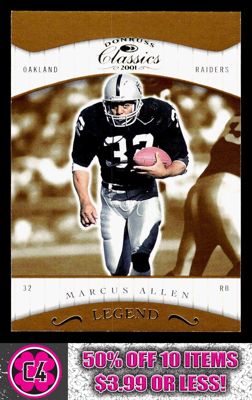 Marcus Allen 2001 Donruss Classics #/1425 Los Angeles Raiders