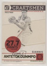 2019-20 Panini Donruss Craftsmen Press Proof Giannis Antetokounmpo #3 0c2