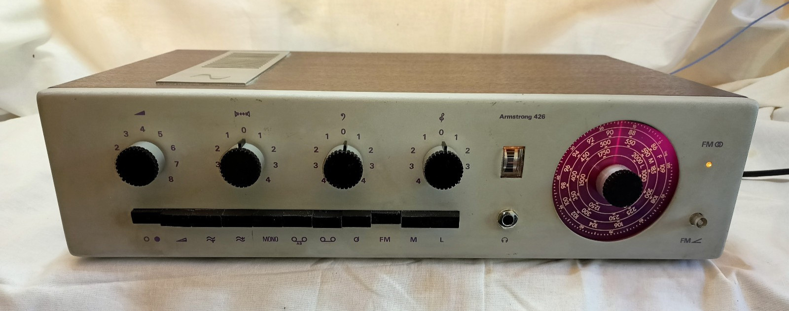 Armstrong 426 Receiver Stereo Tuner-Amplifier + RARE! + Serviced + Good