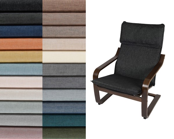 Ikea poang silla sillón cojín almohadilla funda slipcover ikea poang funda...