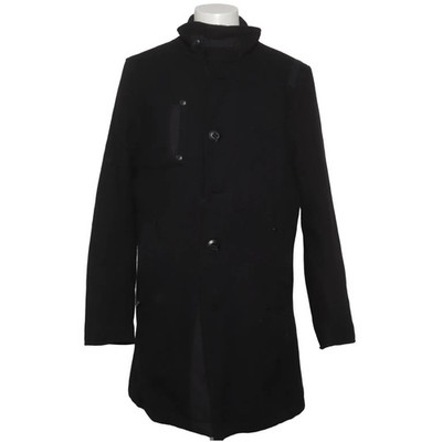 Selected, Mantel, Herren, Größe: XL, Schwarz, Polyamid/Wolle, Einfarbig #oOl