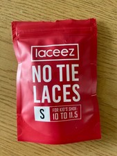 Laceez No Tie Shoe Laces Kids Small 10-11.5 Hot Pink