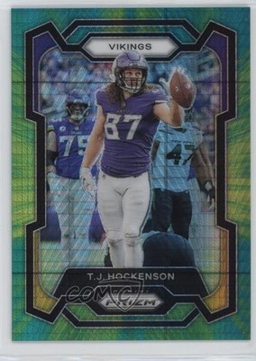 2023 Panini Prizm Hyper Prizm 147/175 TJ Hockenson #198 0rd2