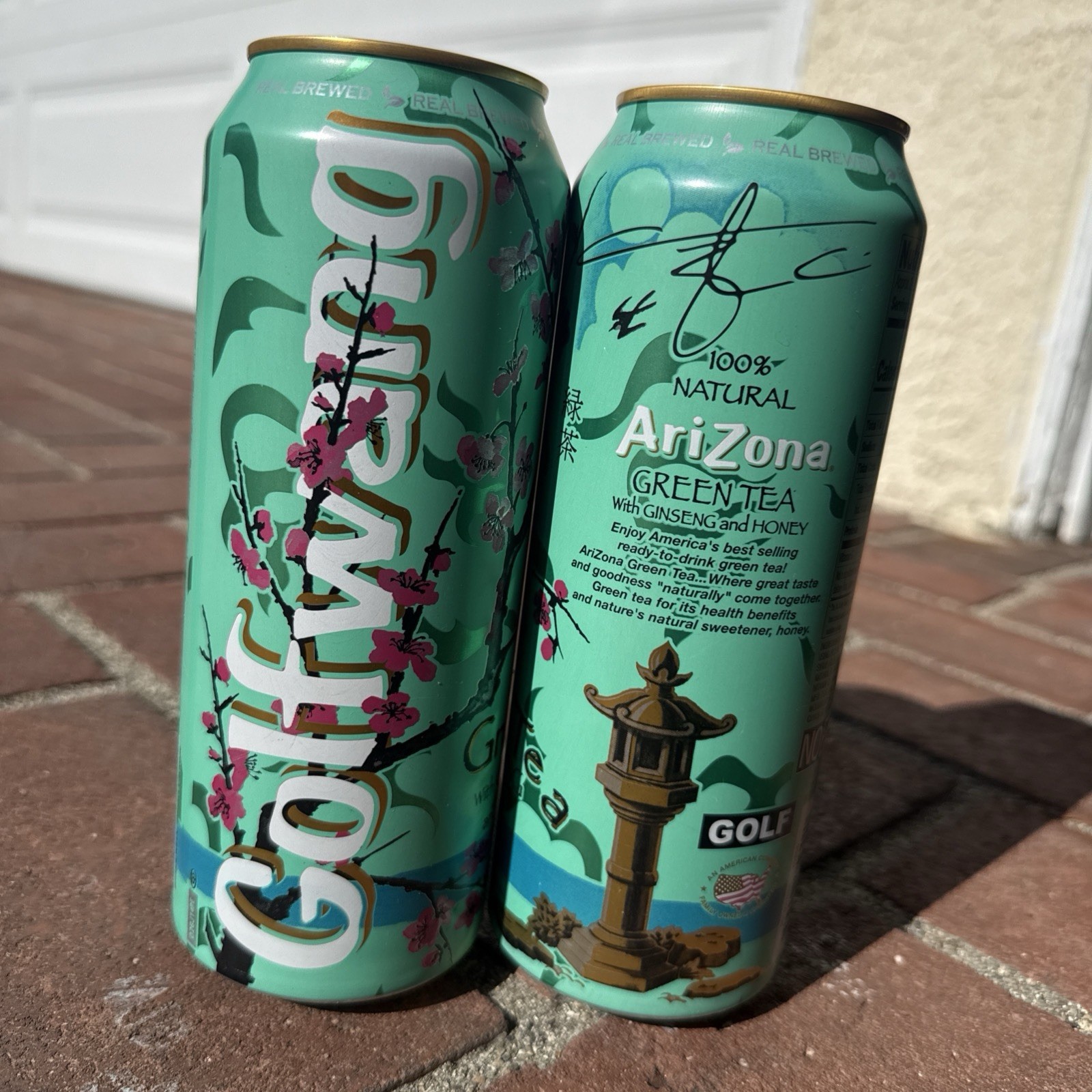 GOLFWANG x Arizona Green Tea Iced Tea Drink Sealed Can In Hand Ready to Ship