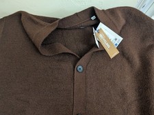 Jack & Jones Warm Medium Brown Knitted Cardigan, Men's Size Medium, NWT