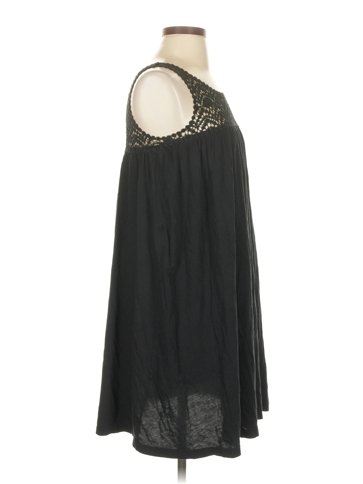 H&M Women Black Casual Dress S thumbnail 3