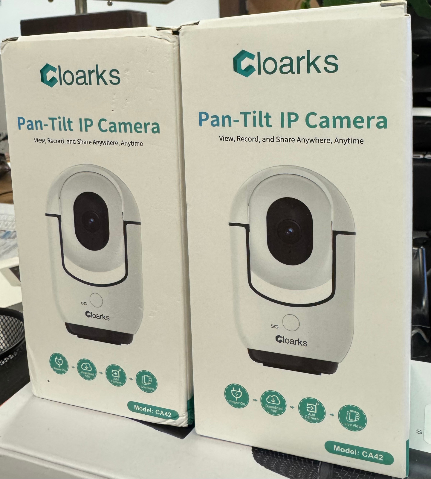 2K Indoor WiFi Camera with AI Motion, 360&deg; Pan/Tilt, Color Night Vision, Two-Way
