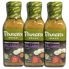Panera Balsamic Vinaigrette Salad Dressing & Marinade | 12 Ounce | Pack of 3
