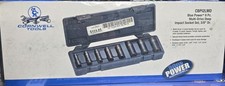 Cornwell CBPI2LMD BluePOWER 8pc Multi-Drive Deep Imapct Socket Set 3/8" Drive