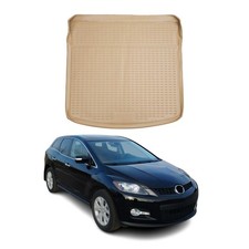Omac Cargo Mats Liner For Mazda Cx-7 2007-2012 Rear Trunk Waterproof Tpe Beige