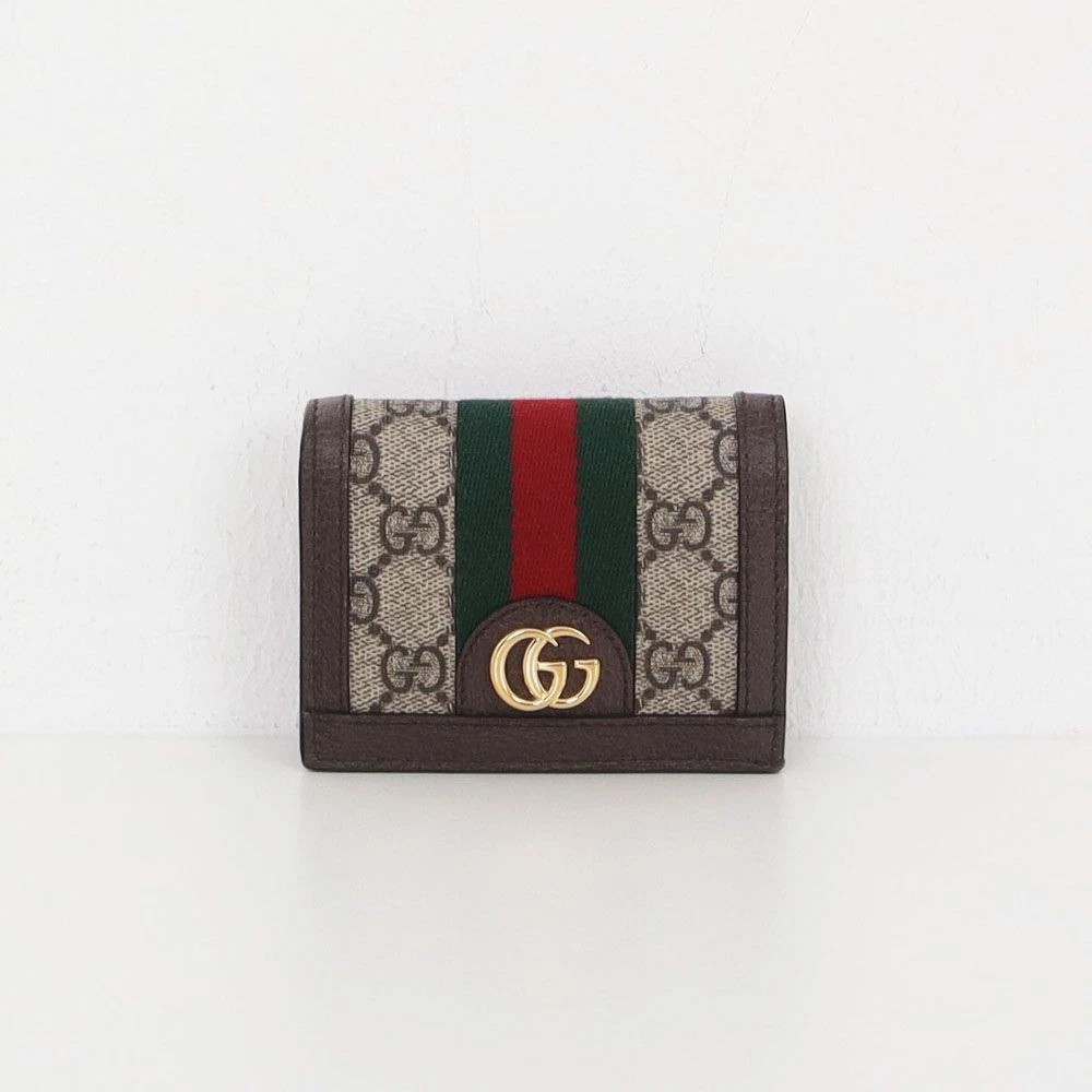 Étui à cartes Gucci Supreme Canvas Ophidia 523155 129150247