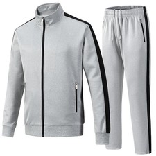 Feiairuike Men's Tracksuits 2 Piece Outfits Sweatsuits for Men Long Sleeve Track