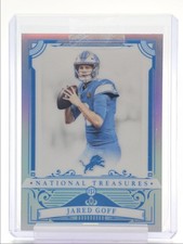 JARED GOFF 2025 NATIONAL TREASURES FOOTBALL PREMIUM LIONS /35 Q0893
