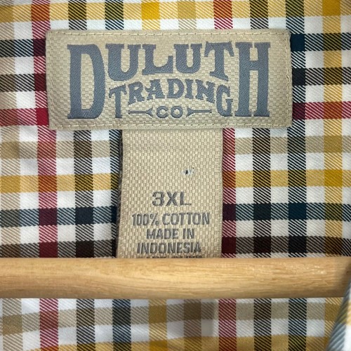 Camisa de manga larga a cuadros de algodón multicolor DULUTH TRADING Wrinklefighter talla 3XL - Imagen 2 de 9