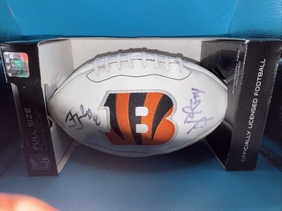 8 Signature Bengals Signed Logo Football Dalton Green Peko Sanu - Box W/ Pen