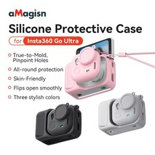 aMagisn for Insta360 GO Ultra Silicone Protective Case , Shock-resistant Shell