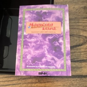 SNK Magician Lord for Neo Geo AES Action Adventure Game Cartridge w/ Manual