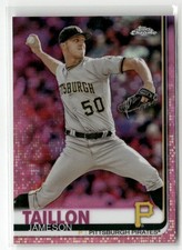 2019 TOPPS CHROME #194 JAMESON TAILLON PINK REFRACTOR PITTSBURGH PIRATES