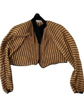 Rare Vtg 1973 Christian Dior Tricots et Coordonn s women Bolero Orange Blazer