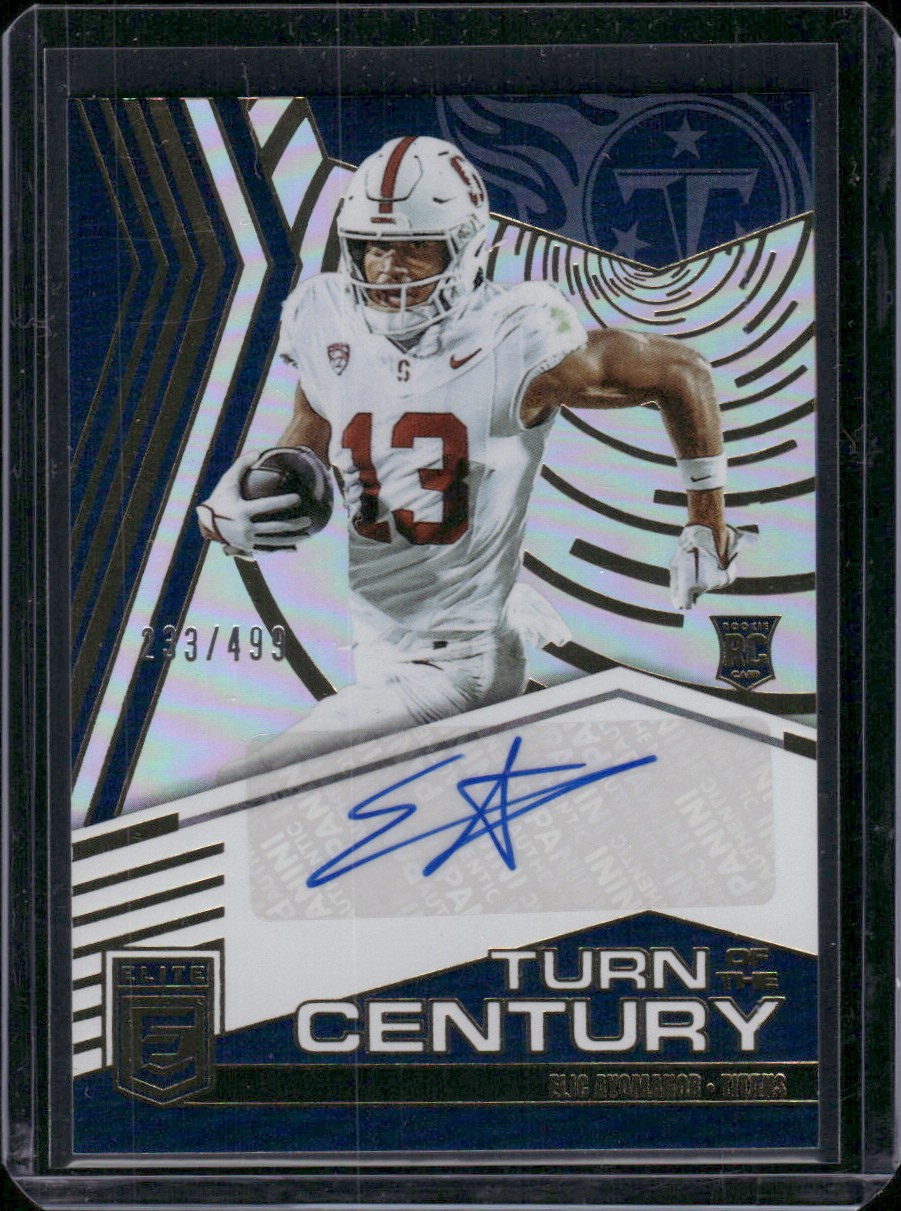 2025 Donruss Elite #TOC-EAY Elic Ayomanor Turn of the Century Autographs #/499