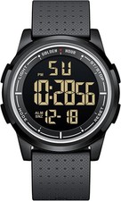 GOLDEN HOUR Ultra-Thin Minimalist Sports Waterproof Digital Watch