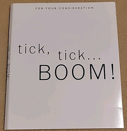 Tick Tick Boom DVD FYC Screener Andrew Garfield Lin Manuel Miranda Netflix - Foto 1 di 4
